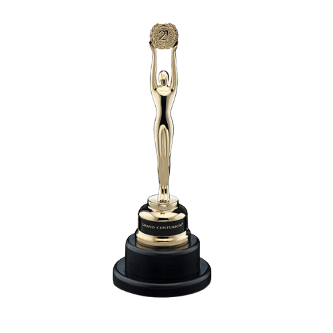 Centurion award won by John & Trish Seacrist of Seacrist Real estate for excellence in real estate sales