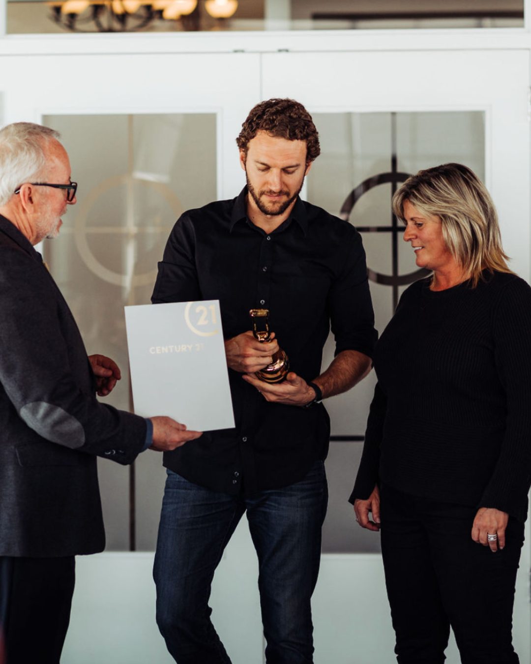 John & Trish Seacrist winning the Centurion award for excellence in real estate sales